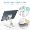SOOPII Grade-A Quality DM01 Pro Dual Support Desktop Mobile Phone Stand Tablet Stand Tab Stand Mobile Holder