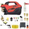 STARQ AWP2.8 Super Combo 350 Bar 2800W Heavy Duty High Pressure Washer for Car, Bike, Home Pressure Adjustable with 1Ltr Professional Snow Foam Lance Red