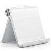 STRIFF Uph1W Multi Angle Tablet/Mobile Stand. Holder for iPhone, Android, Samsung, Oneplus, Xiaomi. Portable,Foldable Stand.Perfect for Bed,Office, Home,Gift and Desktop (White) Tabletop