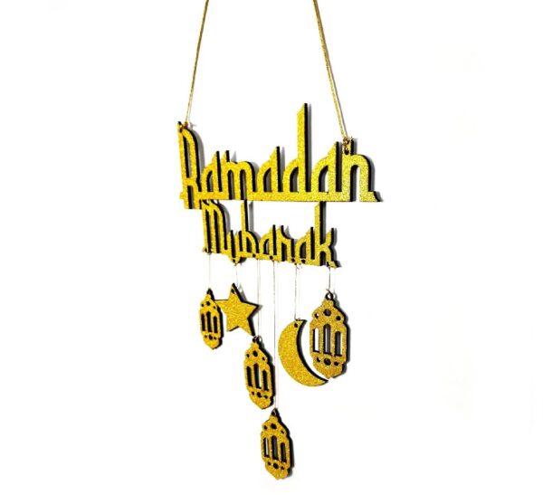 SVM CRAFT® Ramadan Decorations for Home | ramzan Decoration Items| Islamic Home Door Sign | Ramadan Kareem Decor
