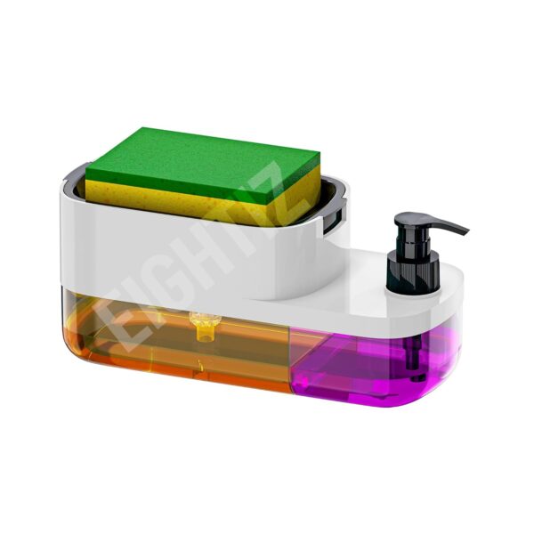 SWAPKART-ABS-Plastic-3-in-1-Soap-Pump-Dispenser-Dish-Soap-Liquid-Dispenser-Sponge-Holder-Dish-Soap-Dispenser-for-Kitchen-Sink-Countertop-Kitchen-Bathroom-Multi-ColorPack-of-1.jpg SWAPKART ABS Plastic 3 in 1 Soap Pump Dispenser Dish Soap Liquid Dispenser Sponge Holder Dish Soap Dispenser for Kitchen Sink Countertop Kitchen Bathroom (Multi-Color,Pack of 1)