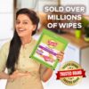 Scotch-Brite Sponge Wipes- Reusable, Kitchen and House Cleaning- Easy to use, Cleans any mess in a swipe, Absorbs water its own 10x weight, Multi- color, Biodegradable (pack of 5)
