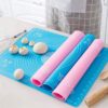 Silicone Baking Mat Roti mat for Kitchen Chapati matAtta Kneading Mat Non Stick Fondant Dough Rolling mat Cake Pad Cooking (50 * 40 cm Blue)
