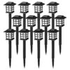 Solar Garden Lights,12 Pack Solar Path Lights, Solar Walkway Lights Outdoor, Solar Pathway Lights Outdoor Waterproof for Garden, Patio, Yard, Landscape, Pathway and Driveway