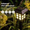 Solar Garden Lights,12 Pack Solar Path Lights, Solar Walkway Lights Outdoor, Solar Pathway Lights Outdoor Waterproof for Garden, Patio, Yard, Landscape, Pathway and Driveway
