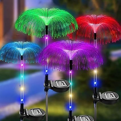 Solar Jellyfish Lights Garden Lights, 7 Color Changing, Waterproof Solar Solar Jellyfish Lights Garden Lights, 7 Color Changing, Waterproof Solar String Lights for Yard, Patio, Garden, Outdoor Party, Wedding, Birthday (5)