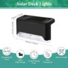 Solar Light Outdoor Garden Home Waterproof Stair Deck Pool Patio Fence Gate Yard Floor Step Railing Window Balcony Sunlight Pathway (8, Standard)