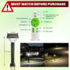Solar Light Outdoor Garden Waterproof Automatic Diamond Decorative Pathway Lamp for Home, Lawn, Landscape Patio, Walkway (Aluminium, 3 Colour Modes)