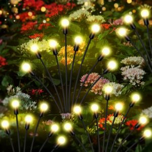 Solar Light for Outdoor Garden and Home, Waterproof Firefly Light Solar Light for Outdoor Garden and Home, Waterproof Firefly Light Decor for Solar Balcony, Plant, Pot, Decoration Light (1, Standard)