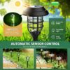 Solpex Abs Solar Lights for Outside, Solar Outdoor Pathway Garden Lights Waterproof, Solar Powered Landscape Lighting for Yard, Garden, Pathway, Patio, Porch, Walkway, Driveway, 12 Pack(Cold White)