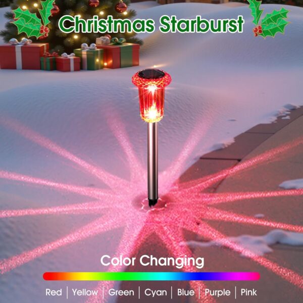 Solpex-Solar-Outdoor-Lights-Pathway-Solar-Lights-LED-Waterproof-Stainless-Steel-Garden-Stake-for-Pathway-Walkway-Sidewalk-Driveway-Lawn-Multicolor-Pack-6.jpg Solpex Solar Outdoor Lights Pathway Solar Lights LED Waterproof Stainless Steel Garden Stake for Pathway, Walkway, Sidewalk, Driveway, Lawn (Multicolor, Pack -6)