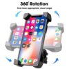 Sounce Waterproof New Bike Phone Mount Anti Shake and Stable 360‚° Rotation Bike Bicycles Accessories for Any Smartphone GPS Other Devices Between 3.5 and 6.5 inches