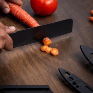 Stainless Steel 3 Pieces Chef Knife Set.Meat Knife with Sharp Blade with Ergonomic Handle for Home Kitchen and Restaurant