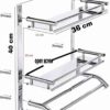 Stainless-Steel-3-in-1-Double-Layer-Multipurpose-Wall-Mount-Rack-Shelf-Chrome-Finish-Bathroom-and-Kitchen-Accessories-Organizer-Durable-Rustproof-Storage-Shelf-Silver-Set-of-1.jpg Stainless Steel 3 in 1 Double Layer Multipurpose Wall Mount Rack Shelf | Chrome Finish Bathroom and Kitchen Accessories Organizer | Durable Rustproof Storage Shelf | Silver | Set of 1