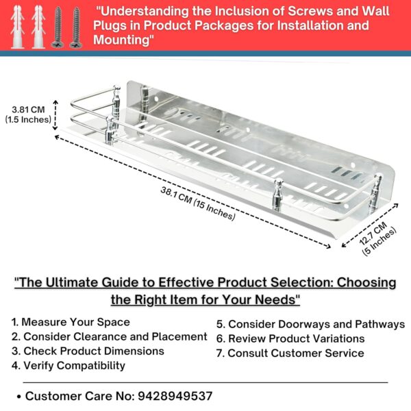 Stainless-Steel-Bathroom-Shelf-for-Wall-Wash-Room-and-Bathroom-Organiser-Bathroom-Racks-and-Shelves-Kitchen-Shelf-Bathroom-Accessories-15X5-Inches-Pack-2.jpg Stainless Steel Bathroom Shelf for Wall, Wash Room and Bathroom Organiser, Bathroom Racks and Shelves, Kitchen Shelf, Bathroom Accessories (15X5 Inches) Pack-2