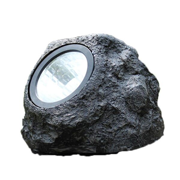 Stone Garden Solar Light Outdoor Rock Lamp with Solar Panel Stone Garden Solar Light Outdoor Rock Lamp with Solar Panel -LED Stone Garden Spotlight with Smart On, Waterproof IP65 for Lighting in Garden, Patio, Paths, Terrace.