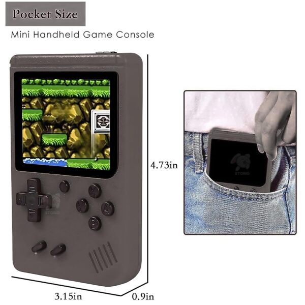 Storio-Rechargeable-Pocket-Video-Game-for-Kids-400-in-1-Retro-Game-Box-Console-Handheld-Game-Box-with-TV-Output-Multicolor.jpg Storio Rechargeable Pocket Video Game for Kids 400 in 1 Retro Game Box Console Handheld Game Box with TV Output - Multicolor
