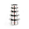 Sumeet Stainless Steel Belly Shape 5 Pc Tope/Cookware/Pot Set with Lid 380ML, 500ML, 780ML, 1.1Ltr, 1.4Ltr, (Silver)