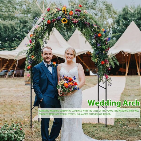 Supvox®-Garden-Arch-Plant-Stand-Metal-Plant-Stand-for-Balcony-Arch-Steel-Frame-Garden-Garden-Trellis-for-Climbing-Plants-Garden-Decoration-Items-for-IndoorOutdoor-Backyard-Lawn-Patio.jpg Supvox® Garden Arch Plant Stand - Metal Plant Stand for Balcony - Arch Steel Frame Garden - Garden Trellis for Climbing Plants - Garden Decoration Items - for Indoor/Outdoor, Backyard, Lawn, Patio