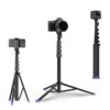Syvo SP-500 63 Inch (160CM) 1.6M Tripod Stand with Mobile Syvo SP-500 63 Inch (160CM) 1.6M Tripod Stand with Mobile Phone Holder – Versatile Stand for Ring Lights, Cameras, and Mobile Phones. Ideal for Video Recording, Video Shooting, and Lighting Setup.