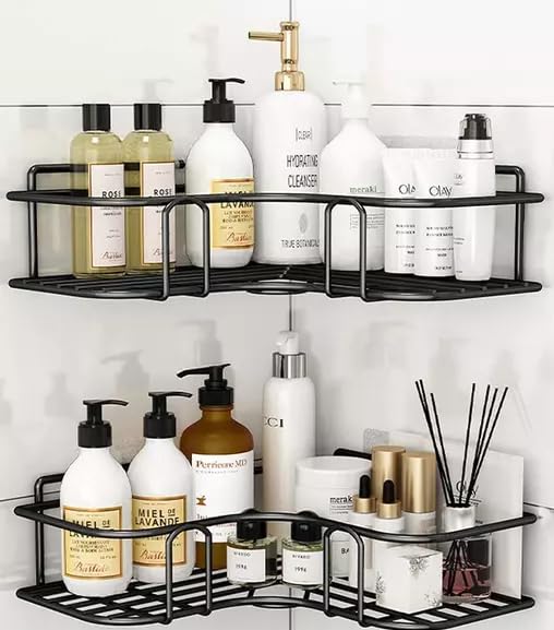 TRISUL (2-PIS Combo) Bathroom Storage Box Collection Appliances Bathroom Racks TRISUL (2-PIS Combo) Bathroom Storage Box Collection Appliances Bathroom Racks Wall-Mount Iorn Tripod Kitchen Shelf Bathroom Accessories Sets/l Corner/Bathroom shelves2 PCS Corner - 526_TR1335