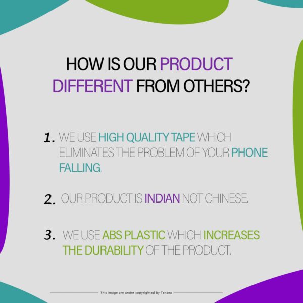 Tensea ABS Mobile Phone Charging Stand,Multi-Functional Storage Holder,Bedside Fixed Rack,Bedroom,Office Accessories,Acrylonitrile Butadiene Styrene,White 01,Portable Electronic Devices,9.9x3x8.6 cm