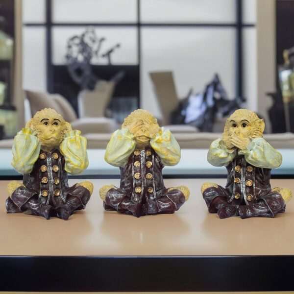 The-3-Monkey-Showpiece-Set-See-Hear-Speak-No-Evil-Motivational-Decor-for-Home-Living-Room-Study-Table-and-Office-Three-Monkeys.jpg The 3 Monkey Showpiece Set, See, Hear, Speak No Evil Motivational Decor for Home, Living Room, Study Table and Office (Three Monkeys)