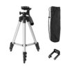 Tygot Adjustable Aluminium Alloy Tripod Stand Holder for Mobile Phones & Camera, 350 mm -1020 mm, 1/4 inch Screw + Mobile Holder Bracket