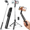 Tygot T9 3-in-1 Selfie Stick Tripod with Wireless Bluetooth Remote & 360° Rotation, Extendable up to 67 Inch (170CM), Portable, Lightweight Stand for Mobile & Action Cameras