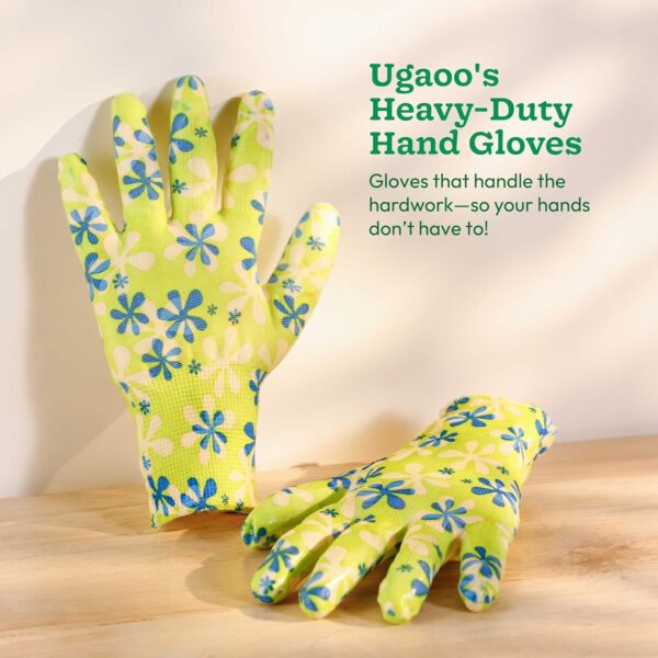 UGAOO-Gardening-Gloves-for-Home-Garden-1-Pair-Durable-Hand-Gloves-for-Home-Gardening-Work-Plant-Care-Digging-Weeding-Outdoor-Tasks-Reusable-Protective-Garden-Gloves-Green.jpg UGAOO Gardening Gloves for Home Garden (1 Pair) - Durable Hand Gloves for Home Gardening Work, Plant Care, Digging, Weeding & Outdoor Tasks | Reusable Protective Garden Gloves - Green