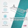 USF-24-Inch-Stainless-Steel-Towel-Rack-Foldable-Wall-Mounted-Towel-Holder-with-Hook-Chrome-Finish-Rust-Resistant-Design-Strong-Load-Bearing-Bathroom-Accessories-25-Years-Warranty.jpg USF 24 Inch Stainless Steel Towel Rack | Foldable Wall Mounted Towel Holder with Hook | Chrome Finish | Rust Resistant Design | Strong Load Bearing | Bathroom Accessories | 25 Years Warranty