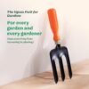 Ugaoo Weeding Fork Gardening Tool, Heavy Duty Durable Garden Fork & Weeding Tool, Weed Removal Tool for Agriculture, Gardening Tools for Soil Digging & Planting, Gardening Accessories (1 Pc)