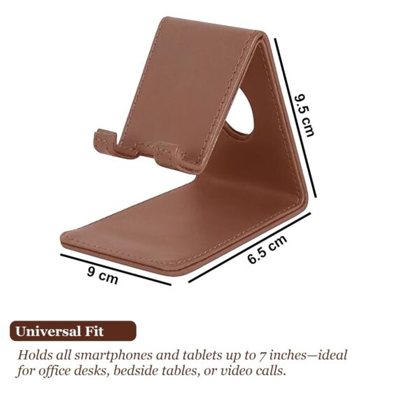 V-CUBE-DESIGNS-Premium-Vegan-Leather-Universal-Mobile-Holder-Steel-Frame-Angular-Desk-Phone-Stand-with-Anti-Slip-Leather-Surface-Fits-All-Smartphones-Tablets-Kindle-iPad-up-to-7-Inches-Tan.jpg V-CUBE DESIGNS Premium Vegan Leather Universal Mobile Holder | Steel Frame | Angular Desk Phone Stand with Anti-Slip Leather Surface | Fits All Smartphones, Tablets, Kindle, iPad up to 7 Inches | Tan