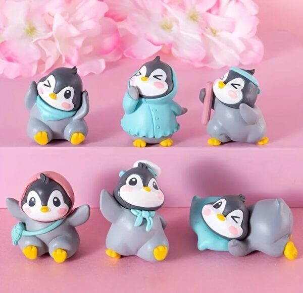 VRB Dec Miniature Decor Items Set for Unique Gift,Home,Living Room,Office,Restaurant Decor,Military Showpiece,Perfect Valentine Decoration Items ((Cute Penguin Miniature))