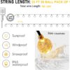 VazzLox-Solar-Crystal-Lights-Bulbs-Outdoor-50-LED-23FT-Crystal-Globe-Lights-with-8-Lighting-Modes-Waterproof-Solar-Powered-for-Patio-Garden-Yard-Porch-Diwali-Party-Decor-Yellow.jpg VazzLox Solar Crystal Lights Bulbs Outdoor 50 LED 23FT Crystal Globe Lights with 8 Lighting Modes, Waterproof Solar Powered for Patio Garden Yard Porch Diwali Party Décor (Yellow)