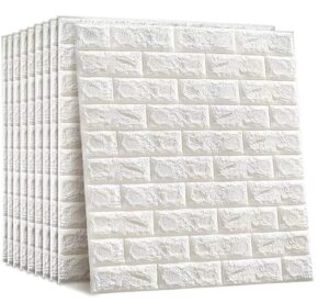 Wall Stickers Wallpaper PE Foam Brick Design DIY Decal (70 x 77 cm) 3D Frames PVC DIY Self Adhesive