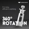 WaterScience Tap Extender for Kitchen Sink - Compact | Upto 70% Water Saving | 360 Degree Rotation, 35 x 35 x 80 Millimeters