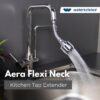 WaterScience Tap Extension for Kitchen Sink, 2 Flow Modes, Flexible Faucet Extender, Aerators for Water Tap, Upto 50% Water Saving - Flexi Neck