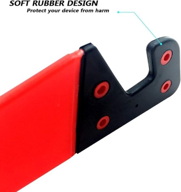 Wishbone Mobile Holder 5000 V Shape Portable Folding Multi Angle Adjustable Pocket Mobile Cell Phone Anti-Slip Desktop Holder Stand for Smartphones and Tablets