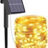 XERGY Solar Light Fairy Outdoor String, 79Ft 240 LED with Inbuilt Rechargeable Battery IP65 Waterproof 8 Modes (Copper Wires, Sturdy Quality) - Garden Christmas Tree, Diwali lights for Home decoration