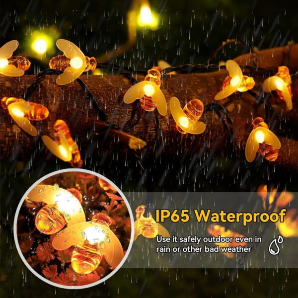 XERGY-Solar-String-Lights-Waterproof-30-LED-8-Mode-Cute-Bee-Lights-Outdoor-Lights-Starry-Fairy-LightsWedding-Home-Gardens-Patio-Party-Christmas-Tree-DecorWarm-White.jpg XERGY Solar String Lights Waterproof 30 LED 8 Mode Cute Bee Lights Outdoor Lights Starry Fairy Lights,Wedding Home Gardens Patio Party Christmas Tree Decor(Warm White)