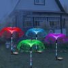 XVZ Solar Garden Lights Outdoor - 4 Pack Jellyfish Light, 7 Color Changing, IP65 Waterproof for Yard, Patio, Pathway, Holiday Decorations
