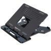 amazon basics Adjustable Laptop Riser Stand | Wide Compatibility | Multiple Adjustable Angles | Ventilated & Secure Design