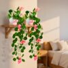 fancymart Artificial Flower Plant Home Décor with Small Size Pot | Plant Hanging for Home Decor | Office Decor