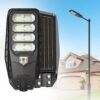 hardoll 400W All in One Solar Street Light LED Outdoor hardoll 400W All in One Solar Street Light LED Outdoor Waterproof Motion Sensor Lamp for Home Garden 15000mah Battery Remote Controlled(ABS,Cool White-Pack of 1) Battery Replaceable