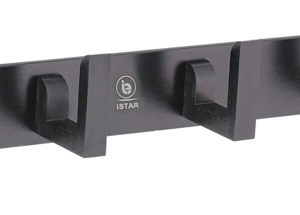 iSTAR-6-Pin-Wall-Hook-Rack-–-Pack-of-3-Black-Heavy-Duty-Metal-Wall-Mounted-Hooks-Bathroom-Bedroom-Kitchen-Entryway-Organizer.jpg iSTAR 6 Pin Wall Hook Rack – Pack of 3 (Black) | Heavy-Duty Metal Wall Mounted Hooks | Bathroom, Bedroom, Kitchen & Entryway Organizer