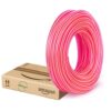 0.5 Inch PVC Pink Zebraline Water Pipe| Lightweight, Durable & Flexible| Hose with 7 Mode Sprey Gun Accessories Connector & Clamps| Watering Garden, Cleaning, Outdoor-Indoor Use (10 Meter)