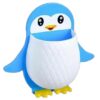 1 Pcs Penguins Shape Toothbrush Holder Plastic Stand for Toothpaste, 1 Pcs Penguins Shape Toothbrush Holder Plastic Stand for Toothpaste, Comb, Brush, Cream, Lotion Kids Bathroom Cup Drain Waterproof Self-Adhesive Set of 1,Multicolor