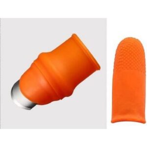 1 Thumb Knife 1 Finger Cutter Kitchen Knife Set for Kitchen Use Garlic Peeler for Kitchen Finger,Orange