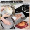 10 Pack Non-Scratch Dish Wash Cloth, Steel Wire Dish Cloth, Wire Dishwashing Rags Stainless Steel Scrubber Non-Scratch Wire Dishcloth for Washing Dishes Sinks Counters ADC-1010